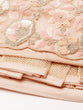 Load image into Gallery viewer, Peach Net Multi Sequins with heavy Zarkan embroidery Semi-Stitched Lehenga choli &amp; Dupatta Clothsvilla