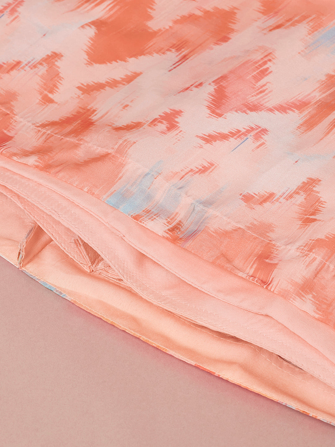 Peach Organza Floral Printed Semi-Stitched Lehenga choli & Dupatta Clothsvilla