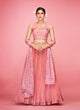 Load image into Gallery viewer, Peach Pakistani Art Silk Lehenga Choli For Indian Festival &amp; Weddings - Thread Embroidery Work, Clothsvilla