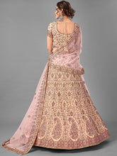 Load image into Gallery viewer, Peach Pakistani Georgette Lehenga Choli For Indian Festivals &amp; Weddings - Thread Embroidery Work, Clothsvilla