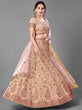 Load image into Gallery viewer, Peach Pakistani Georgette Lehenga Choli For Indian Festivals &amp; Weddings - Thread Embroidery Work, Clothsvilla