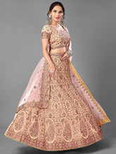 Load image into Gallery viewer, Peach Pakistani Georgette Lehenga Choli For Indian Festivals &amp; Weddings - Thread Embroidery Work, Clothsvilla