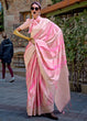 Load image into Gallery viewer, Peach Radiant Elegance Blended Silk Designer Saree ClothsVilla
