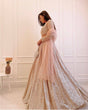 Load image into Gallery viewer, Peach Shine Bright in Elegance – Stunning Satin Silk Lehenga Set ClothsVilla