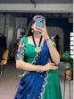 Load image into Gallery viewer, Peacock Kalamkari Print Lehenga Set Clothsvilla