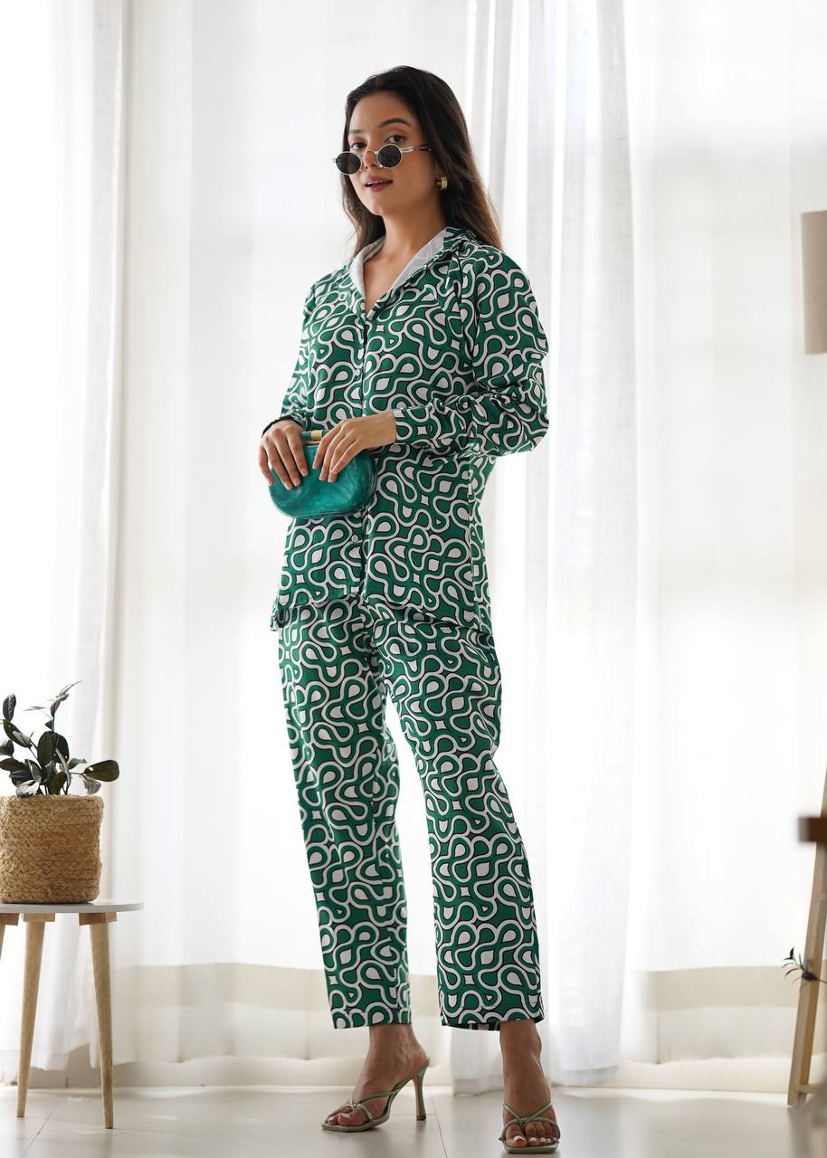 Teal Green Co-Ord Set Main image