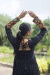 Load image into Gallery viewer, Designer Printed Black Kurti ClothsVilla