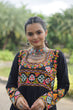 Load image into Gallery viewer, Designer Printed Black Kurti ClothsVilla