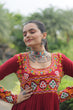 Load image into Gallery viewer, Designer Printed Maroon Kurti ClothsVilla