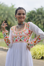 Load image into Gallery viewer, Designer Printed White Kurti (Copy) ClothsVilla