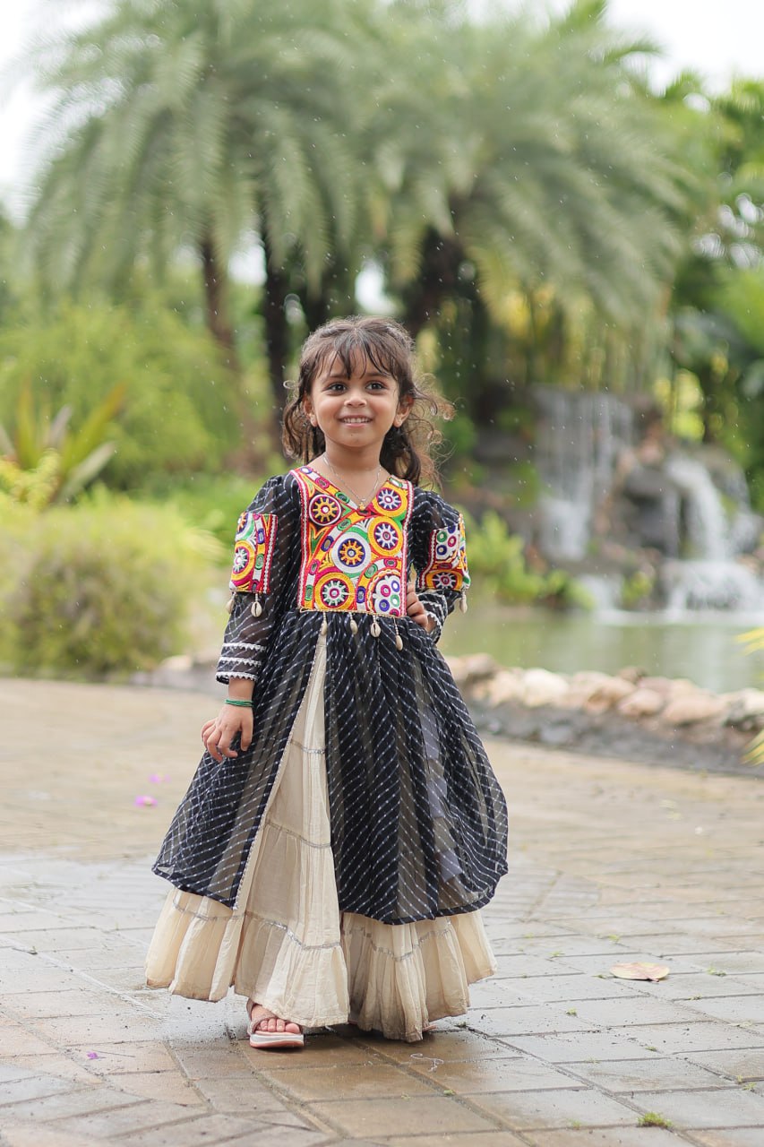 Elegant Lehenga and Kurti Combo for Adults & Kids - Full-Stitched Set ClothsVilla