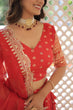 Load image into Gallery viewer, Red Enchanting Dayble Viscose Jacquard Lehenga Set with Double Zari Work ClothsVilla