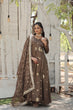 Load image into Gallery viewer, Beige Elegant Vichitra Shimmer Gown with Rich Sequins Embroidery ClothsVilla