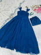 Load image into Gallery viewer, Blue Embrace Elegance with a Modern Touch: Exclusive Anarkali Suit ClothsVilla