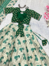 Load image into Gallery viewer, Green Embrace Elegance with a Modern Touch – Exclusive Designer Lehenga Choli ClothsVilla