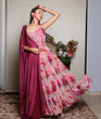Load image into Gallery viewer, Pink Embrace Elegance with Our Exclusive Georgette Anarkali Design ClothsVilla