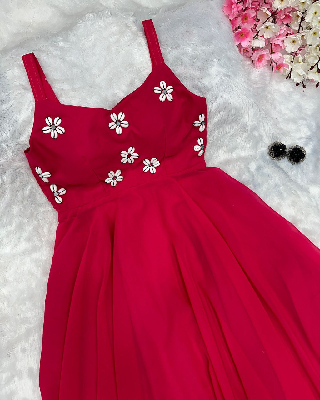 Pink Celebrate Navratri in Style with Our Exclusive Anarkali Gown ClothsVilla Main image