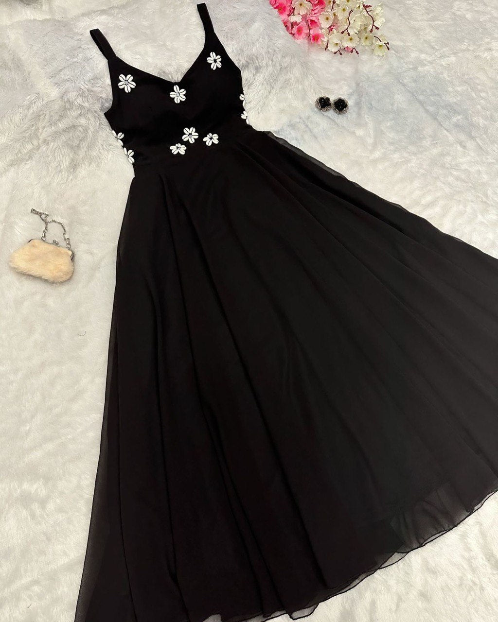 Black Celebrate Navratri in Style with Our Exclusive Anarkali Gown ClothsVilla Main image