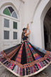 Load image into Gallery viewer, Multi Colour Designer Georgette Gamthi Embroidered Lehenga Set ClothsVilla