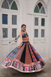 Load image into Gallery viewer, Multi Colour Designer Georgette Gamthi Embroidered Lehenga Set ClothsVilla