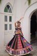 Load image into Gallery viewer, Multi Colour Designer Georgette Gamthi Embroidered Lehenga Set ClothsVilla