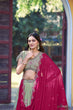 Load image into Gallery viewer, Pista Georgette Embroidered Lehenga ClothsVilla