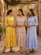 Load image into Gallery viewer, Silk Printed Kurti with Puff Sleeves ClothsVilla