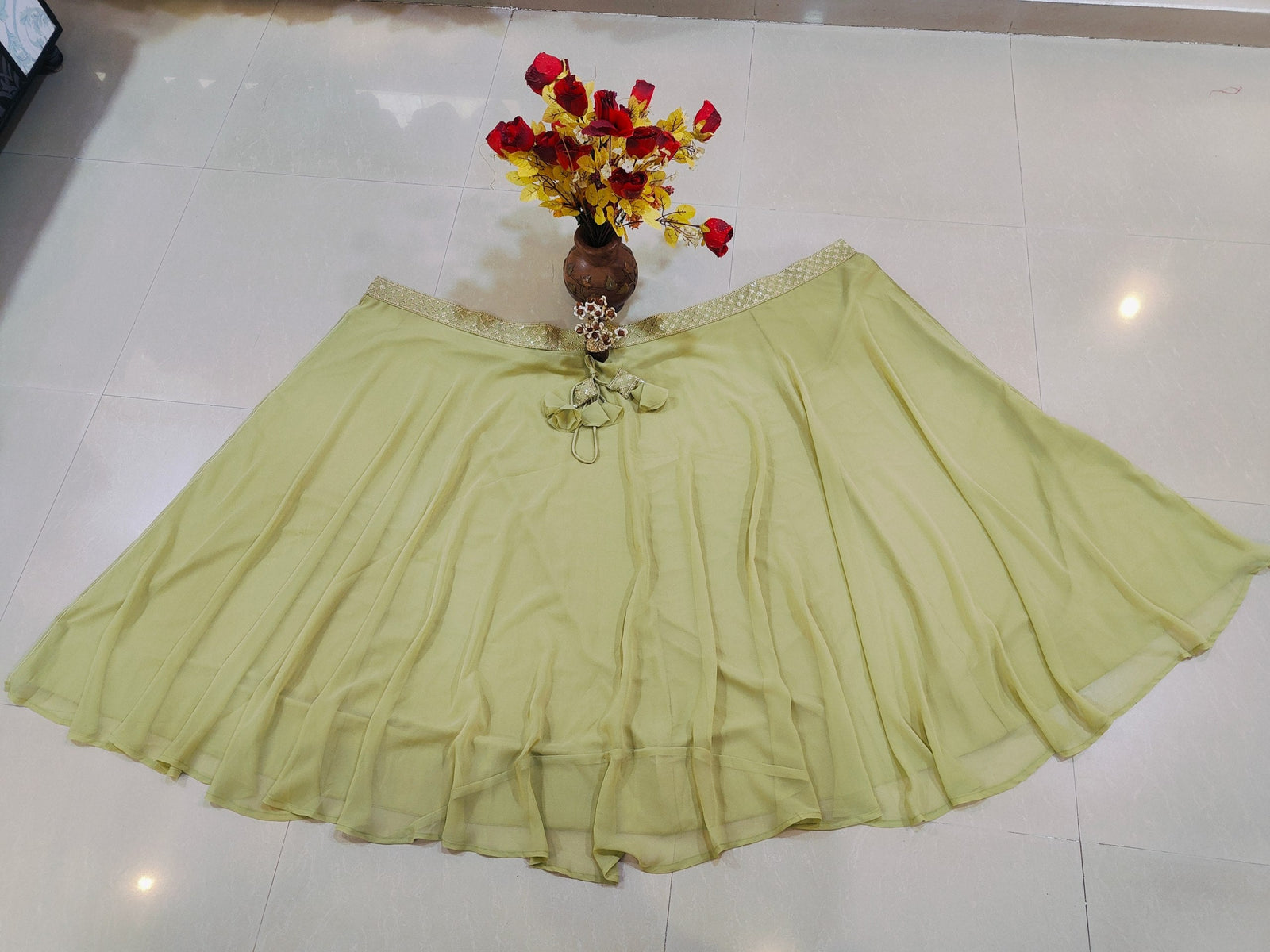 Green Flair Designer Lehenga Choli ClothsVilla