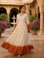 Crunchy Sequins Flared Gown ClothsVilla