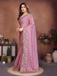 Load image into Gallery viewer, Pink Art Silk Saree with Sequins Work ClothsVilla