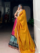Load image into Gallery viewer, Pink Bandhej &amp; Ajrakh Printed Lehenga Choli Set ClothsVilla