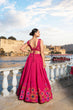 Load image into Gallery viewer, Pink Blossom Boldly Radiate Charm in Floral Printed Lehengas