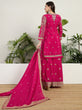 Load image into Gallery viewer, Pink Chinon Kurta Palazzo Set ClothsVilla