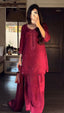 Pink Chinon Silk Thread & Sequin Embroidered Salwar Suit Set with Dupatta ClothsVilla