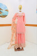 Load image into Gallery viewer, Pink Color Elegant &amp; Embroidered Fox Georgette Sharara Set: Dress to Impress ClothsVilla
