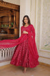 Load image into Gallery viewer, Pink Color Sequined Embroidered Gown with Dupatta Set ClothsVilla