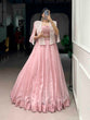 Load image into Gallery viewer, Pink Crush Lehenga Set with Designer Koti ClothsVilla