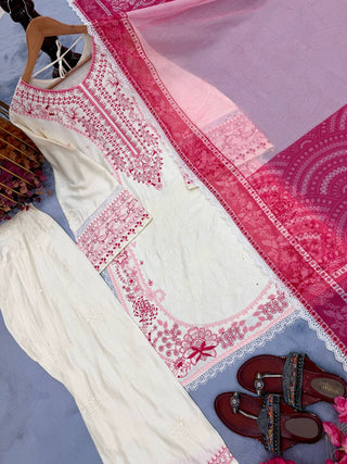 Pink Designer Farshi Palazzo Suit ClothsVilla
