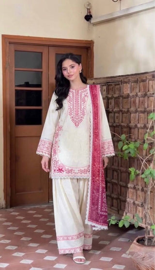 Pink Designer Farshi Palazzo Suit ClothsVilla