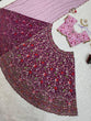 Load image into Gallery viewer, Pink Designer Faux Georgette Semi-Stitched Lehenga Choli Set with Sequin Embroidery &amp; Fancy Latkan Work ClothsVilla