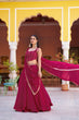 Load image into Gallery viewer, Pink Designer Fendi Sequins Lehenga Choli ClothsVilla