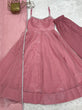 Load image into Gallery viewer, Pink Designer Flared Anarkali Suit ClothsVilla