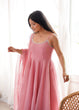Load image into Gallery viewer, Pink Designer Flared Anarkali Suit ClothsVilla