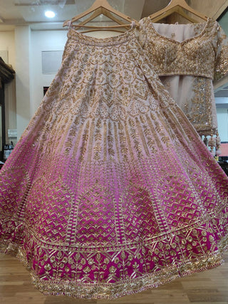 Pink Designer Kiara Advani Styled Wedding Lehenga Choli with Heavy Sequin Work ClothsVilla