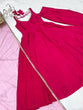 Load image into Gallery viewer, Pink Designer Romansilk Chanderi Anarkali Set with Mirror Lace Dupatta ClothsVilla