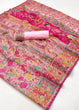 Load image into Gallery viewer, Pink Digital Print Elegant Bollywood Art Silk Saree with Zari Woven Border ClothsVilla
