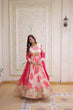 Load image into Gallery viewer, Pink Digital Printed Silk Anarkali Gown Clothsvilla