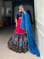 Pink Dola Silk Lehenga Choli with Patola Prints & Bandhej Dupatta – A Timeless Ethnic Ensemble