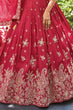 Load image into Gallery viewer, Pink Dori &amp; Sequence Work Lehenga ClothsVilla