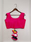 Pink Effortless Elegance Banglori Blouse ClothsVilla